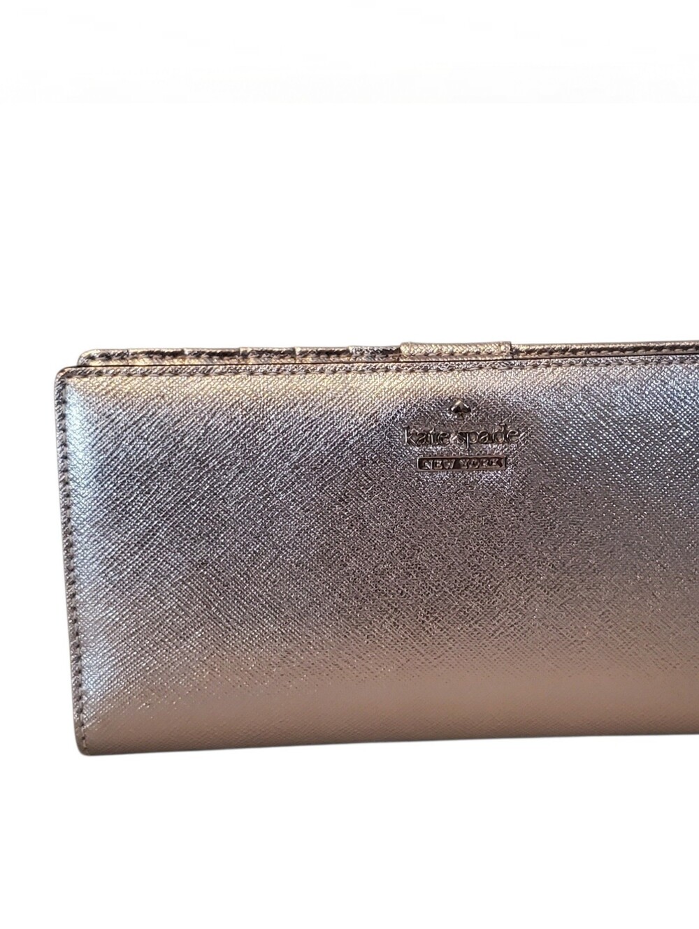 Kate Spade Silver Metallic Wallet